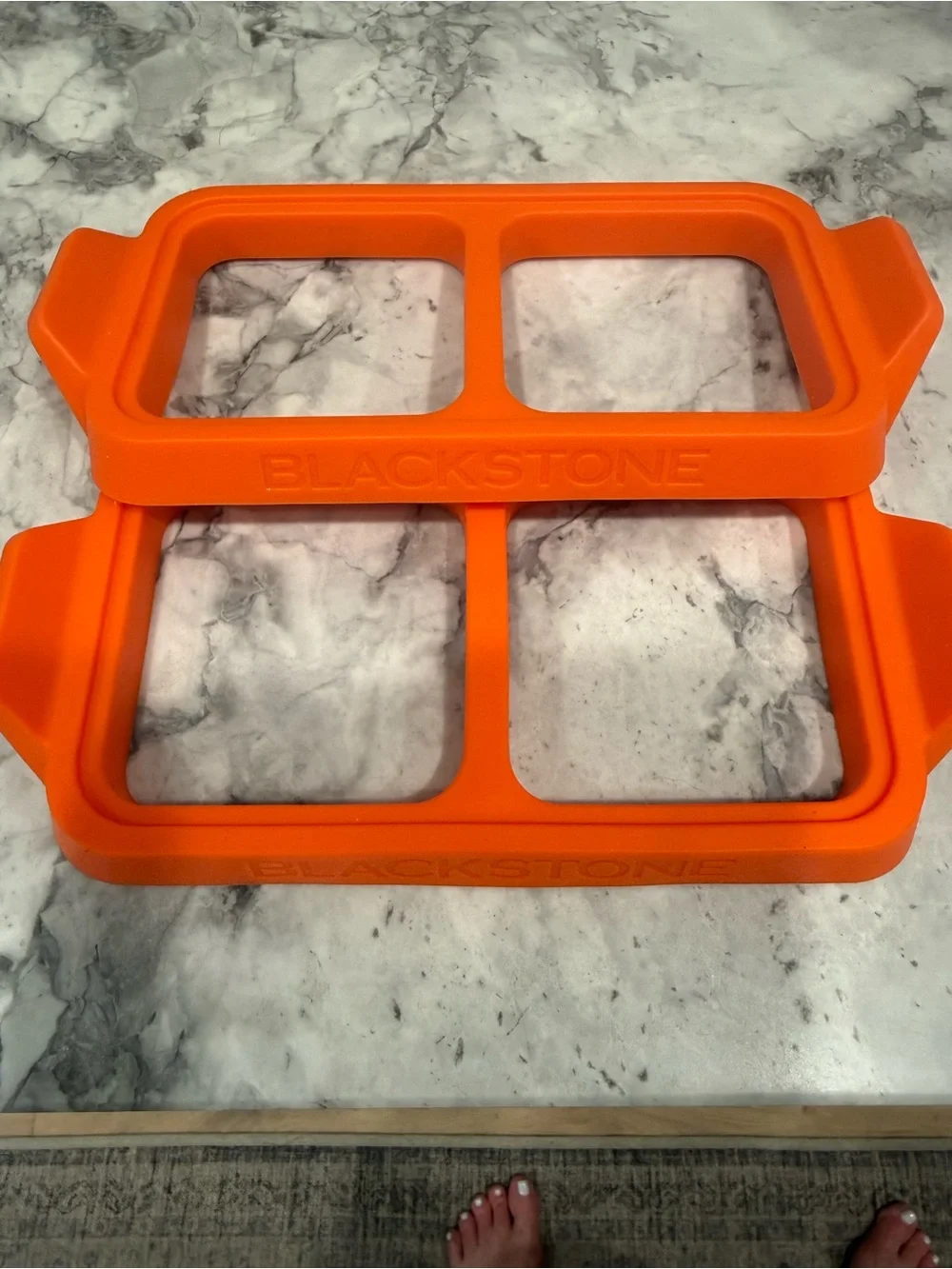 Blackstone Orange Silicone Burger Press/Griddle Mold